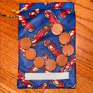 Noonday Collection Brown Leather Circle Bracelet